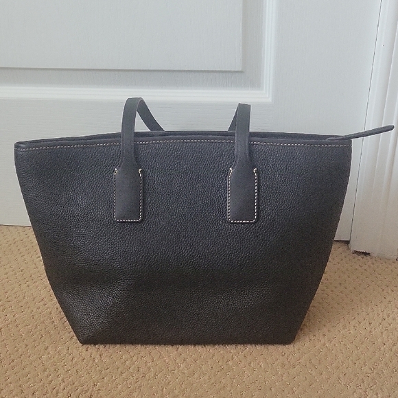 Dooney & Bourke Black Structured Tote Bag - Picture 2 of 5